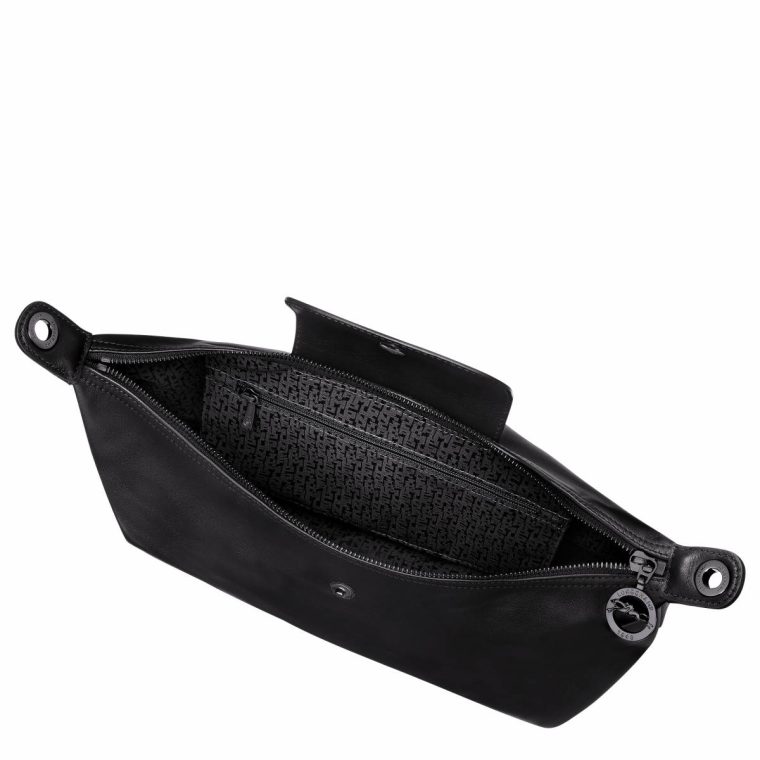 Leather Bags Le Pliage Xtra M Hobo Bag Black - Leather Longchamp Black Women - Image 5