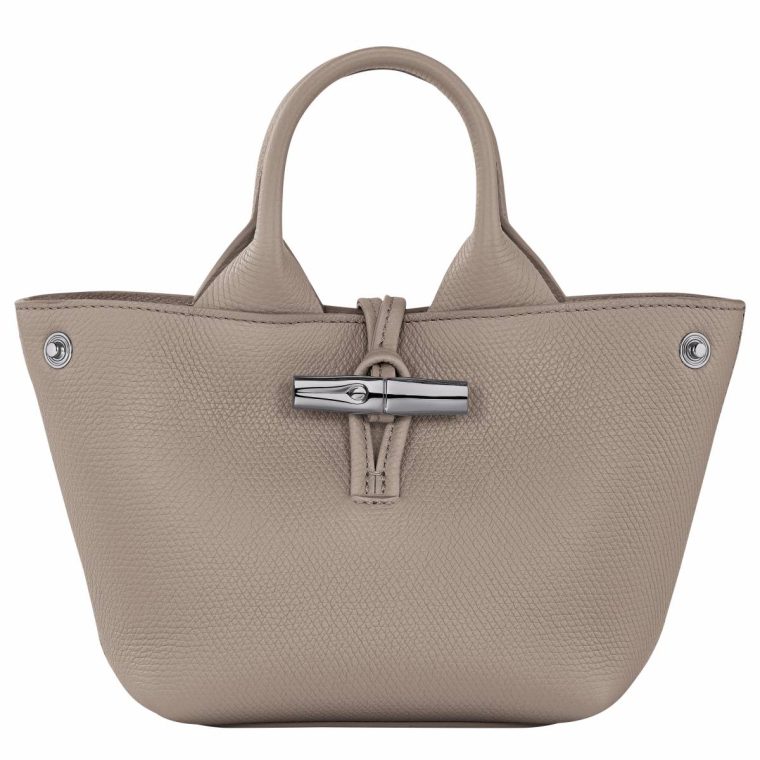 Leather Bags Longchamp Clay Women Le Roseau Xs Handbag Clay - Leather - Image 4