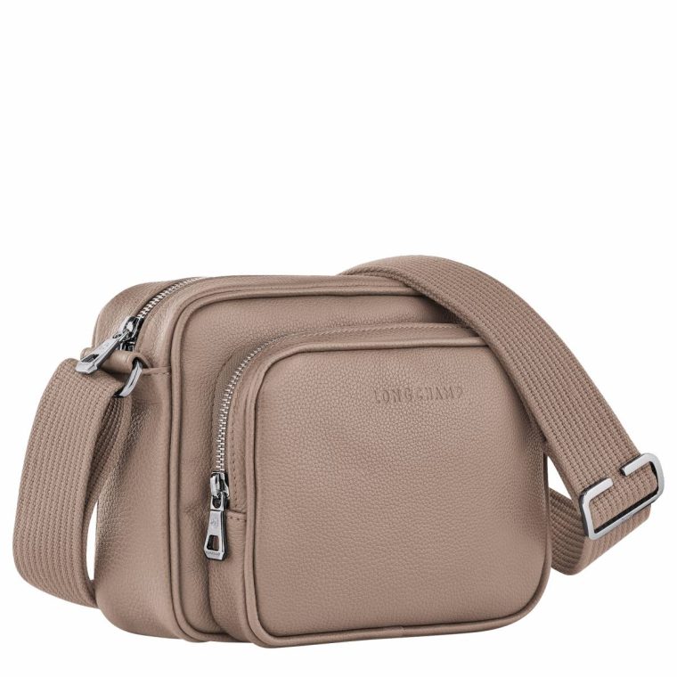 Leather Bags Longchamp Men Le Foulonné S Camera Bag Turtledove - Leather Turtledove - Image 2