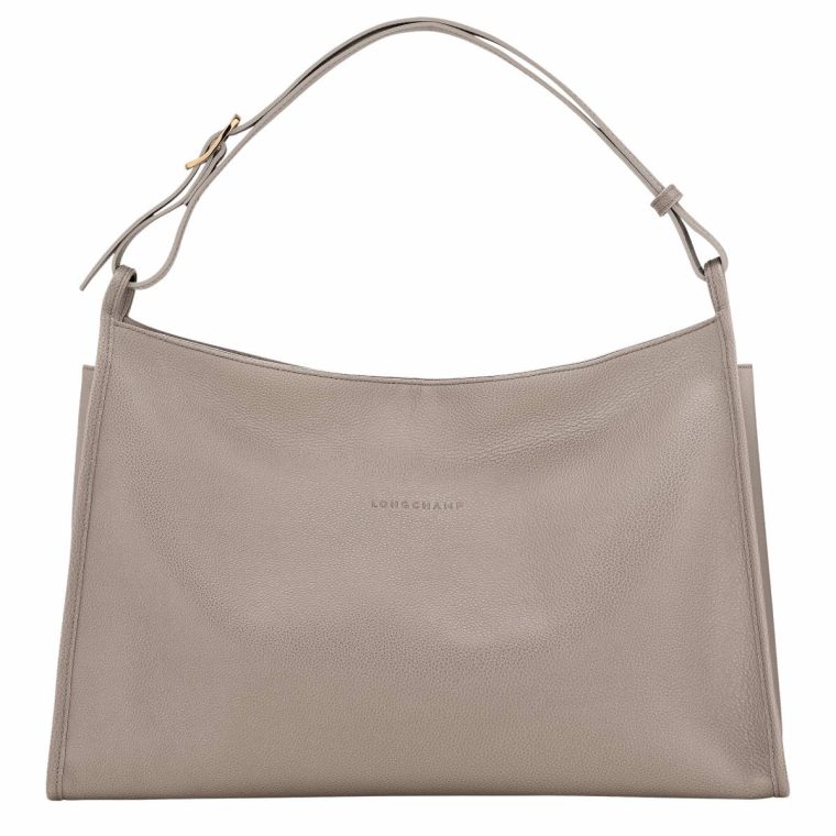Leather Bags Longchamp Turtledove Women Le Foulonné Xl Shoulder Bag Turtledove - Leather