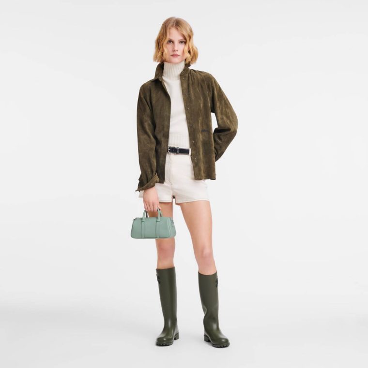 Leather Bags Longchamp Women Daylong S Handbag Celadon - Leather Celadon - Image 2