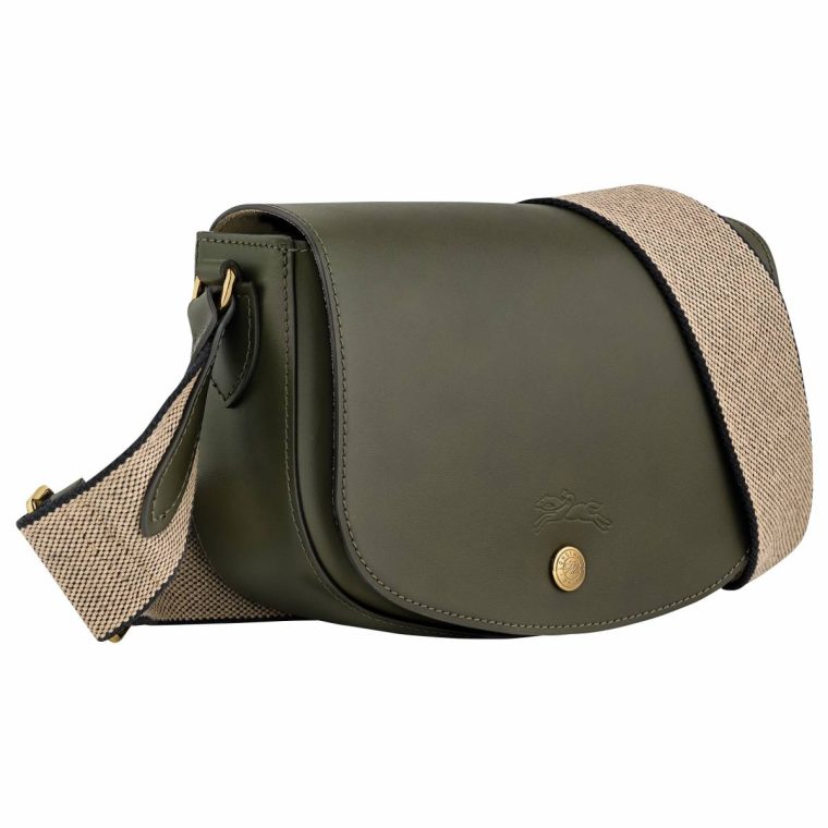 Leather Bags Longchamp Women Khaki Épure S Crossbody Bag Khaki - Leather - Image 3