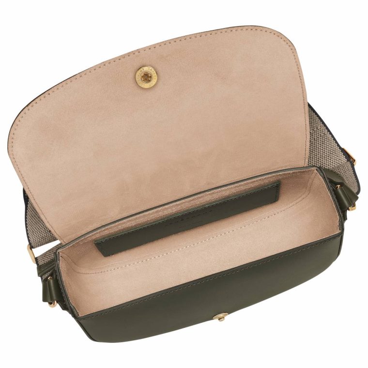 Leather Bags Longchamp Women Khaki Épure S Crossbody Bag Khaki - Leather - Image 5