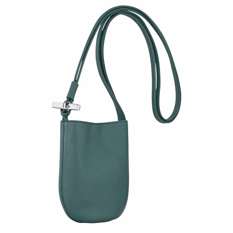 Leather Bags Longchamp Women Le Roseau S Crossbody Bag Cedar - Leather Cedar - Image 2
