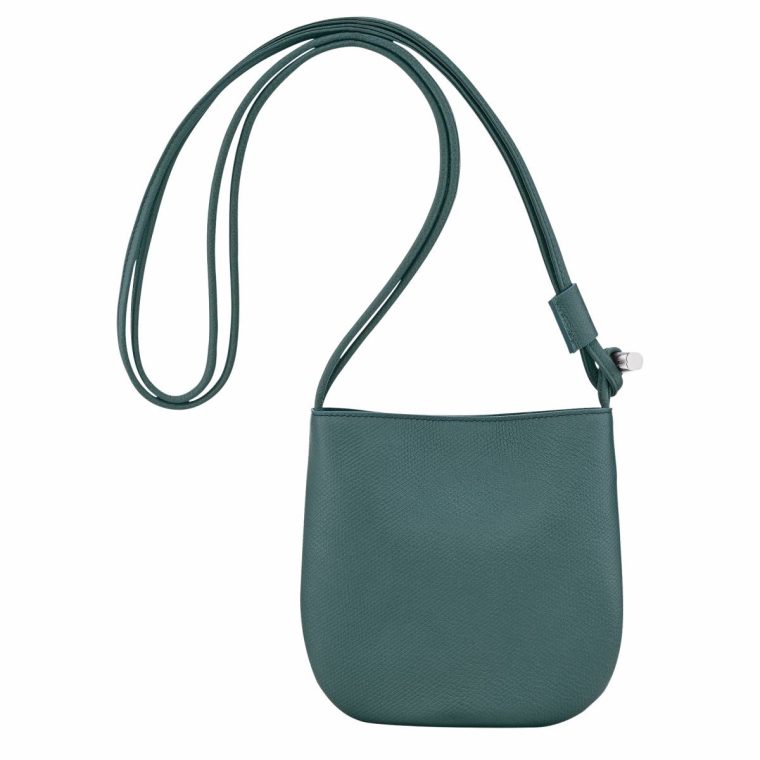 Leather Bags Longchamp Women Le Roseau S Crossbody Bag Cedar - Leather Cedar - Image 3