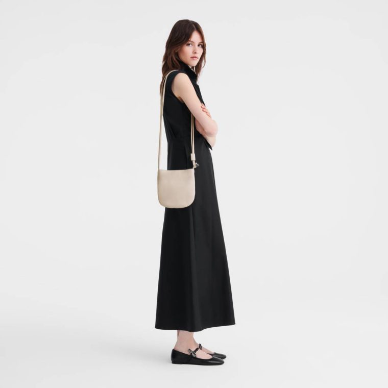 Leather Bags Longchamp Women Le Roseau S Crossbody Bag Paper - Leather Paper - Image 2