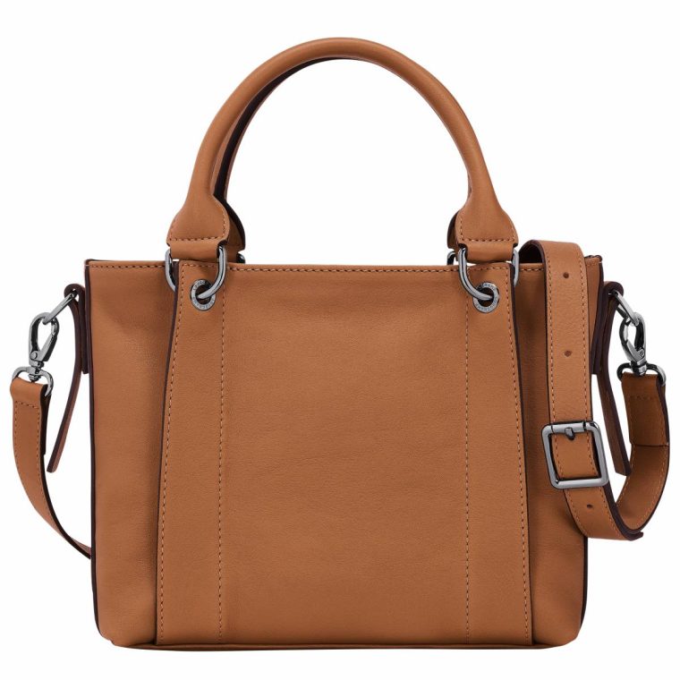 Leather Bags Natural Women Longchamp 3D S Handbag Natural - Leather - Image 4
