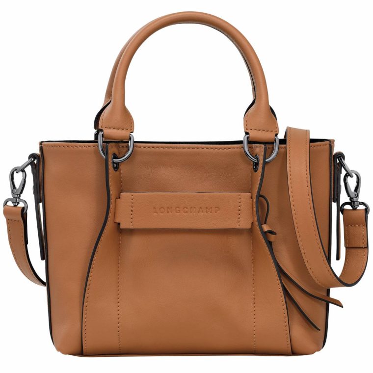 Leather Bags Natural Women Longchamp 3D S Handbag Natural - Leather