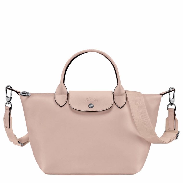 Leather Bags Nude Longchamp Women Le Pliage Xtra S Handbag Nude - Leather