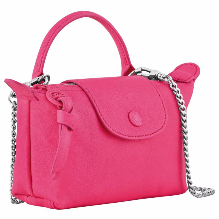 Leather Bags Pink Longchamp Women Le Pliage Xtra Xs Pouch Pink - Leather - Image 3