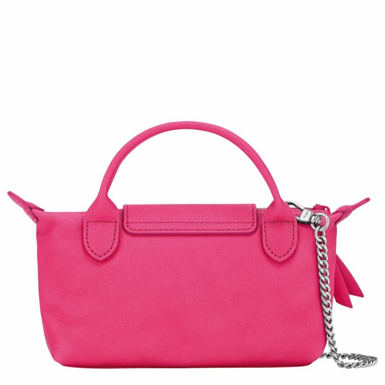 Leather Bags Pink Longchamp Women Le Pliage Xtra Xs Pouch Pink - Leather - Image 4