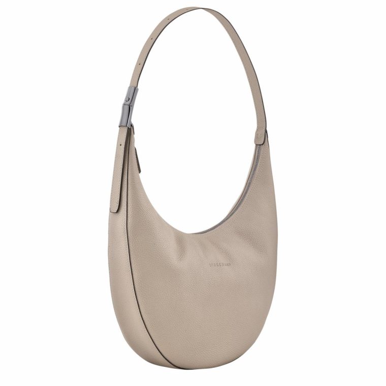 Leather Bags Women Clay Le Roseau Essential L Crossbody Bag Clay - Leather Longchamp - Image 3