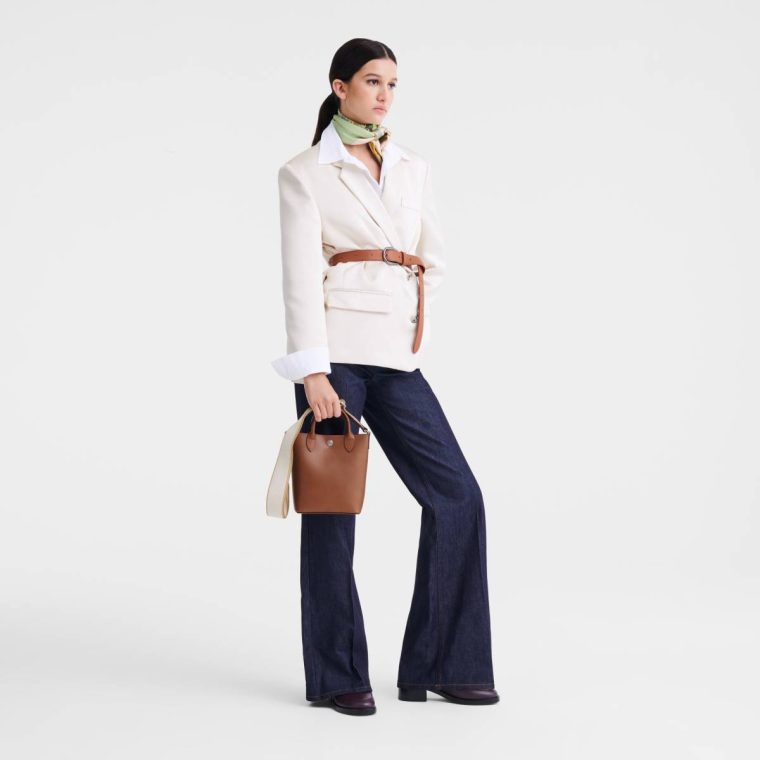 Leather Bags Women Longchamp Cognac Épure Xs Tote Bag Cognac - Leather - Image 2