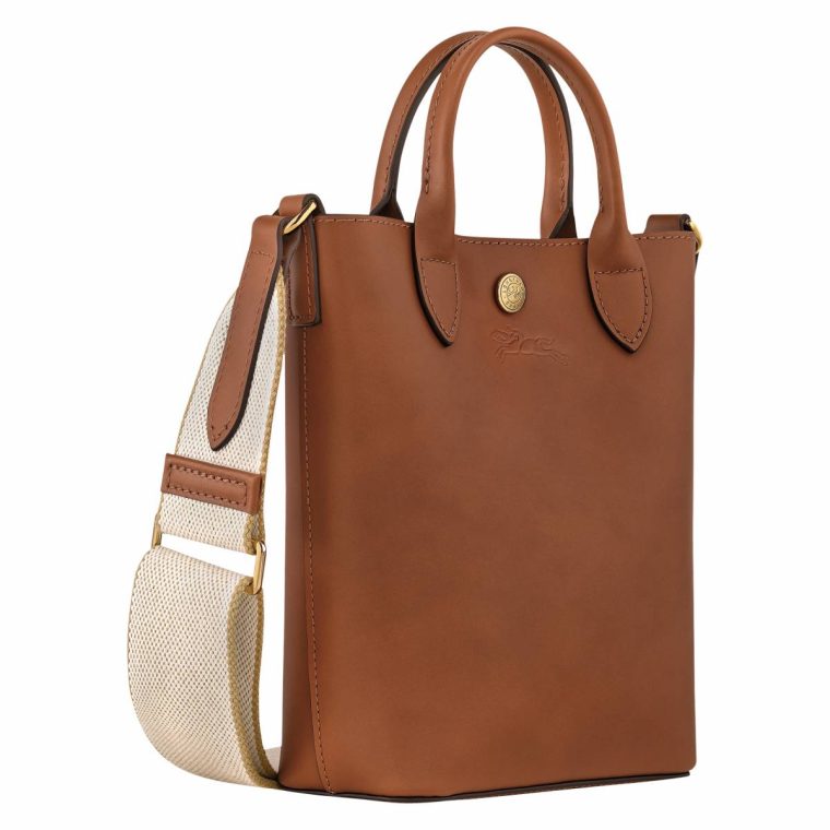 Leather Bags Women Longchamp Cognac Épure Xs Tote Bag Cognac - Leather - Image 3