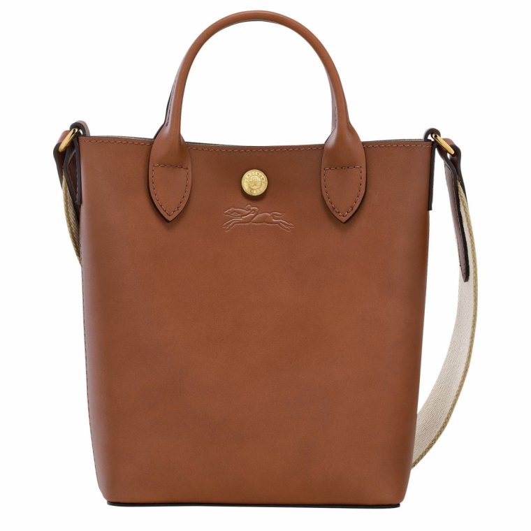 Leather Bags Women Longchamp Cognac Épure Xs Tote Bag Cognac - Leather