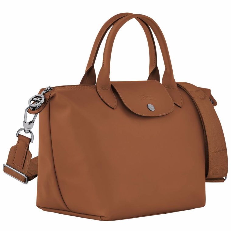 Leather Bags Women Longchamp Cognac Le Pliage Xtra S Handbag Cognac - Leather - Image 3