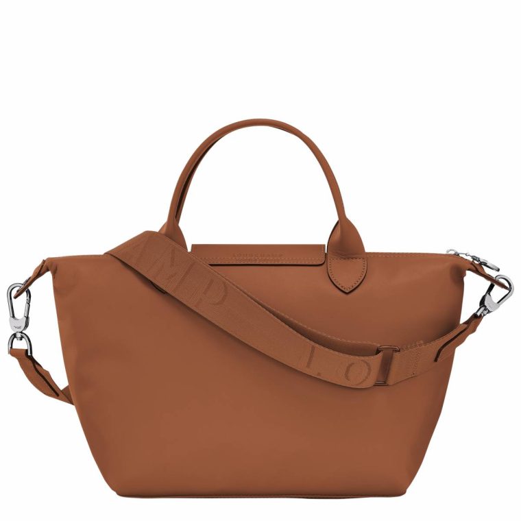 Leather Bags Women Longchamp Cognac Le Pliage Xtra S Handbag Cognac - Leather - Image 4