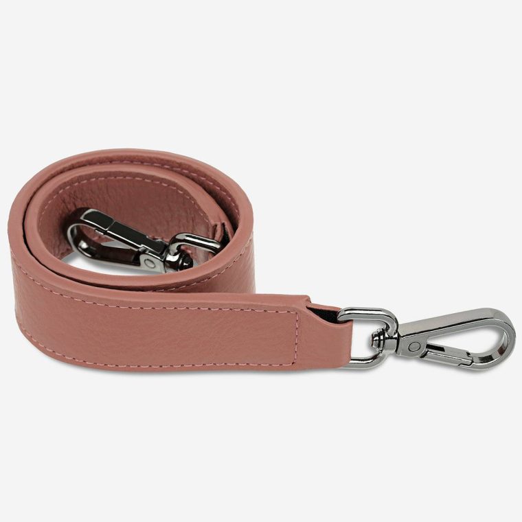 Leather Strap Short - Dusty Rose Status Anxiety Dusty Rose Women Bag Straps - Image 2