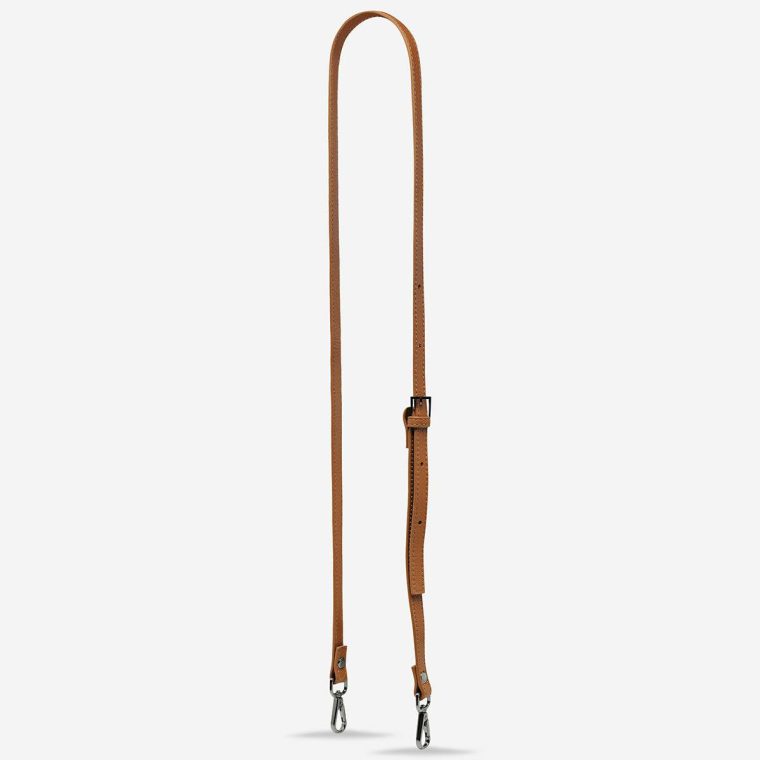 Leather Strap Thin - Camel Camel Status Anxiety Bag Straps Women