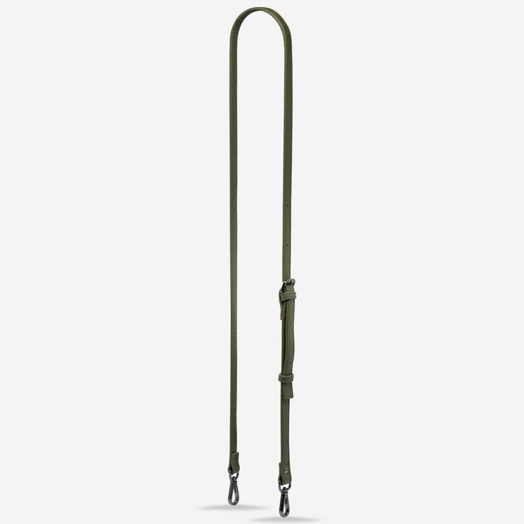 Leather Strap Thin - Khaki Women Bag Straps Status Anxiety Khaki