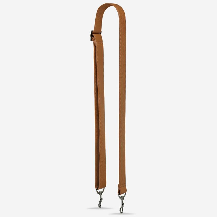 Leather Strap Wide - Camel Status Anxiety Women Camel Bag Straps
