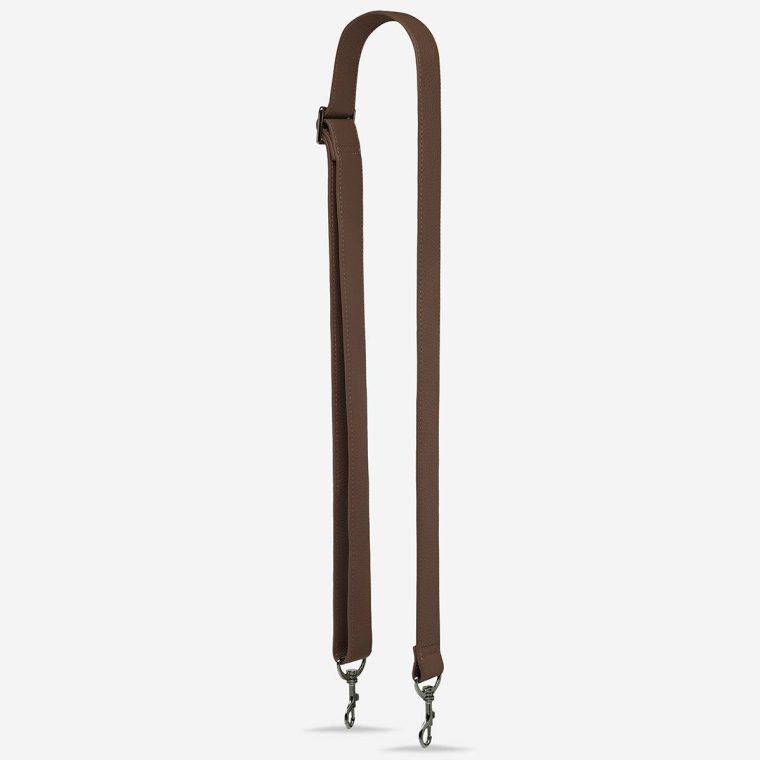 Leather Strap Wide - Cocoa Status Anxiety Cocoa Women Bag Straps