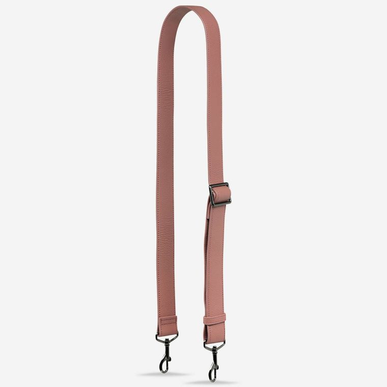 Leather Strap Wide - Dusty Rose Dusty Rose Status Anxiety Women Bag Straps