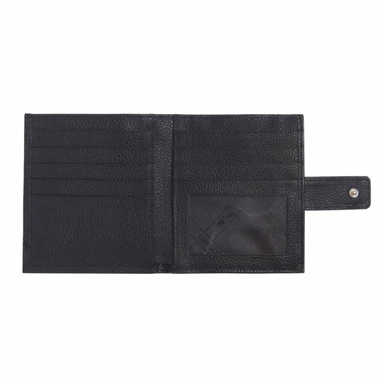 Leather Wallets Longchamp Le Foulonné Compact Wallet Black - Leather Women Black - Image 2