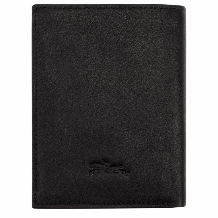 Leather Wallets Men Longchamp Sur Seine Wallet Black - Leather Black - Image 2