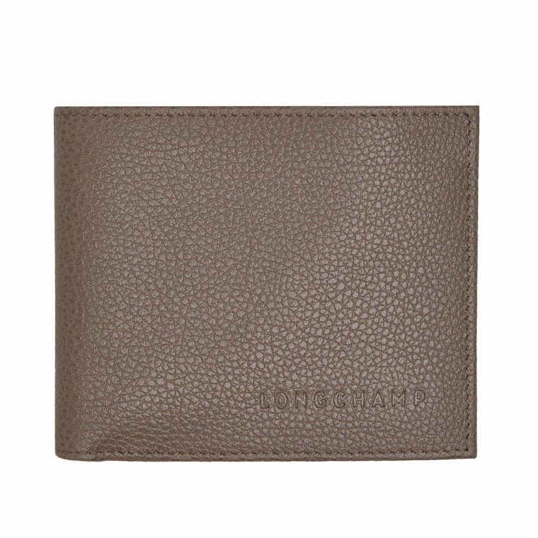 Leather Wallets Turtledove Longchamp Le Foulonné Wallet Turtledove - Leather Women - Image 2