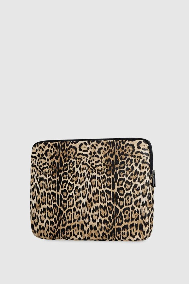 Leopard Laptop Sleeve Rebecca Minkoff Women Laptop Sleeve - Image 2