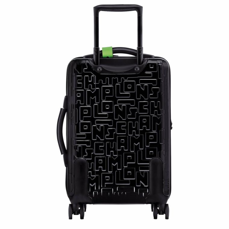 Lgp Travel S Carry-On Black - Polycarbonate Suitcases Black Women Longchamp - Image 4