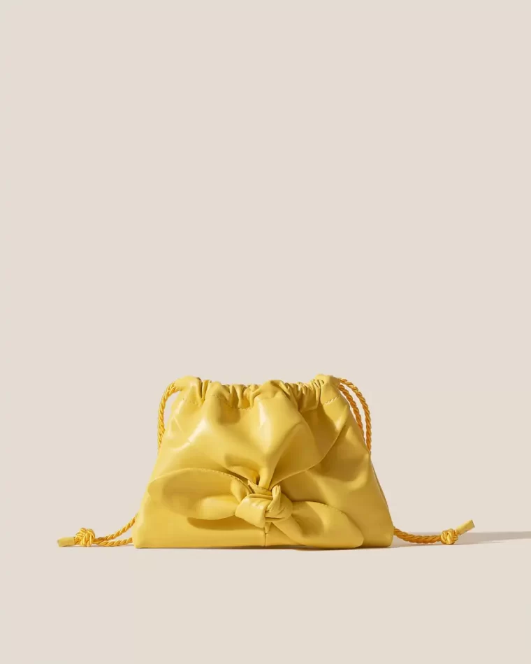 Llaset - Knotted Detail Crossbody Bag Yellow Crossbody Bags Hereu Women
