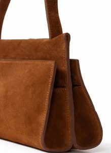 Long Papillon Suede Cognac Women Elleme Papillon Cognac - Image 4