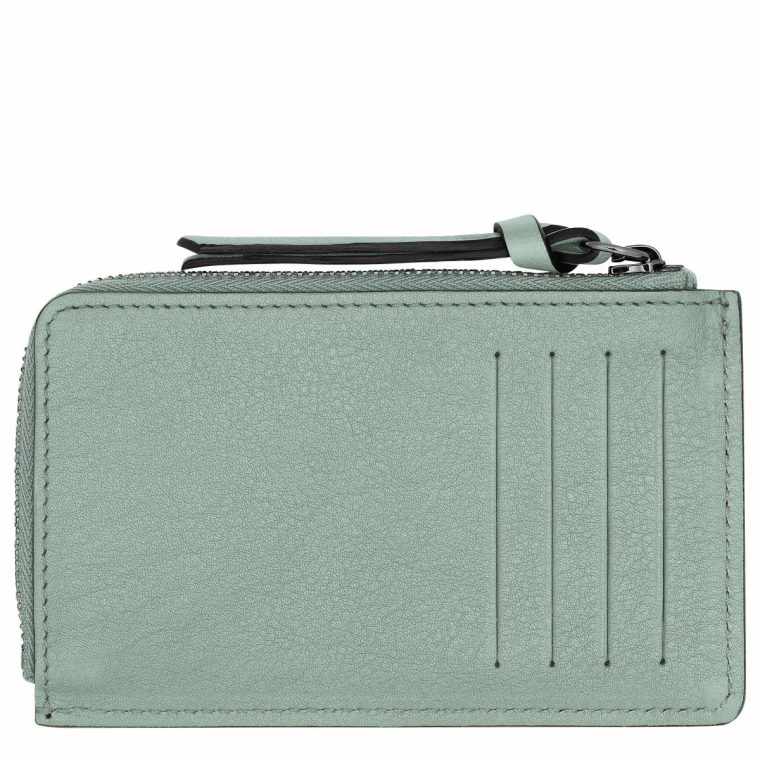 Longchamp 3D Card Holder Vervain - Leather Vervain Women Cardholders & Coin Purses - Image 2