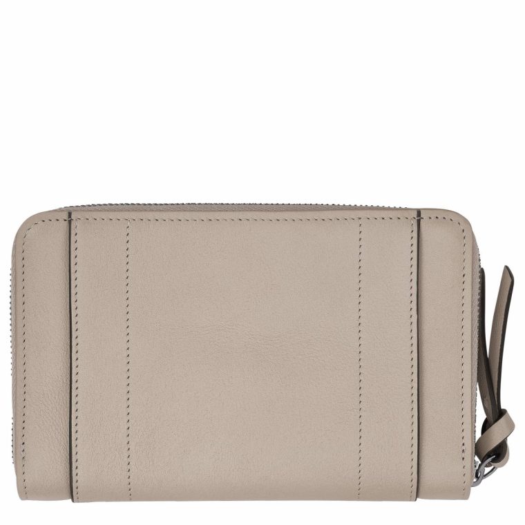 Longchamp 3D Wallet Clay - Leather Leather Wallets Women Clay - Image 2