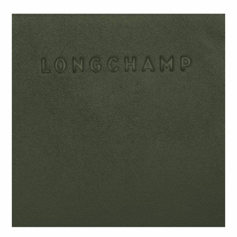 Longchamp 3D Wallet Khaki - Leather Leather Wallets Khaki Women - Image 4