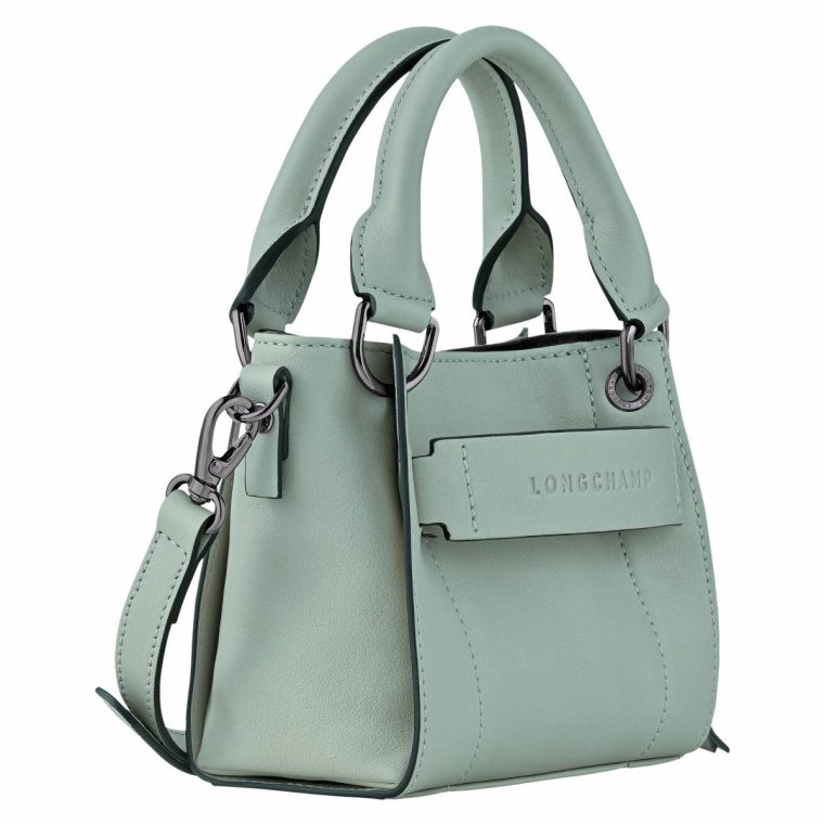 Longchamp 3D Xs Handbag Vervain - Leather Women Vervain Leather Bags - Image 3