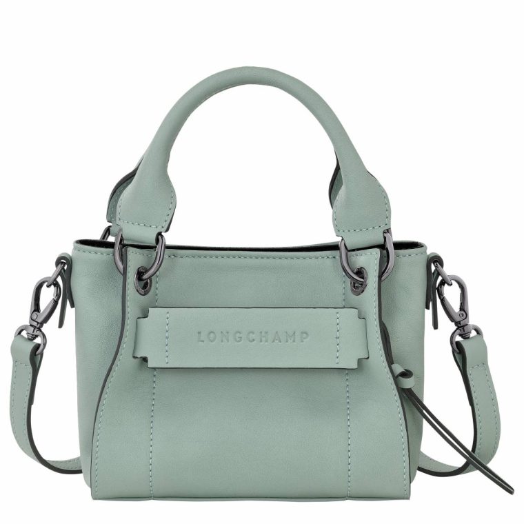 Longchamp 3D Xs Handbag Vervain - Leather Women Vervain Leather Bags