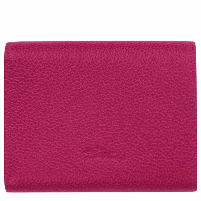 Longchamp Beetroot Women Leather Wallets Le Foulonné Wallet Beetroot - Leather - Image 2