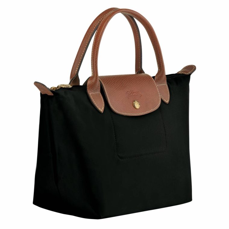 Longchamp Black Women Le Pliage Original S Handbag Black - Recycled Canvas Handbags - Image 2