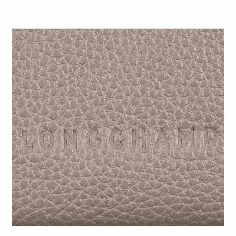 Longchamp Cardholders & Coin Purses Turtledove Women Le Foulonné Card Holder Turtledove - Leather - Image 2