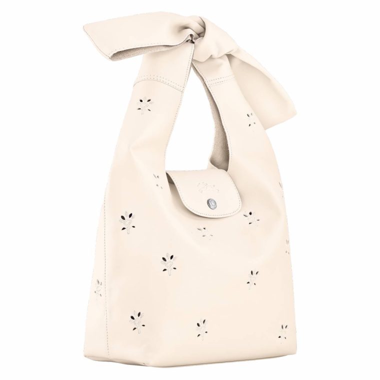 Longchamp Ecru Leather Bags Women Le Pliage Xtra M Shoulder Bag Ecru - Leather - Image 3
