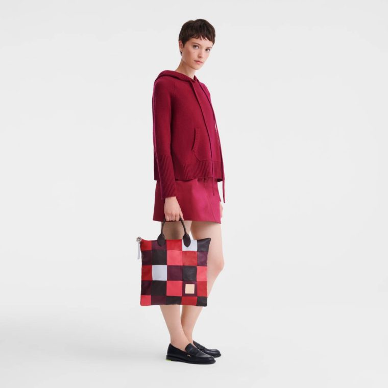 Longchamp Eggplant Women Leather Bags Re-Play L Handbag Eggplant - Leather - Image 2