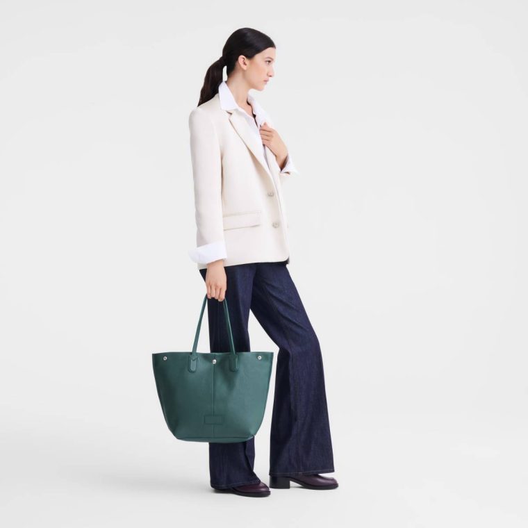 Longchamp Essential L Tote Bag Cedar - Leather Cedar Women Leather Bags - Image 2