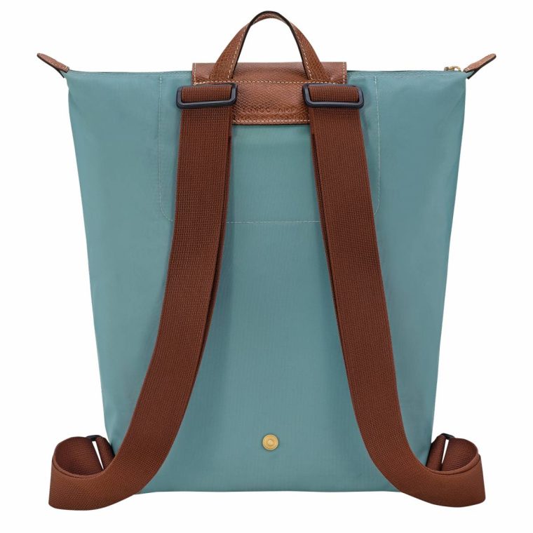 Longchamp Eucalyptus Backpacks Women Le Pliage Original M Backpack Eucalyptus - Canvas - Image 4