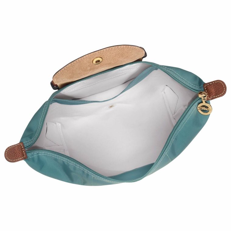 Longchamp Eucalyptus Backpacks Women Le Pliage Original M Backpack Eucalyptus - Canvas - Image 5
