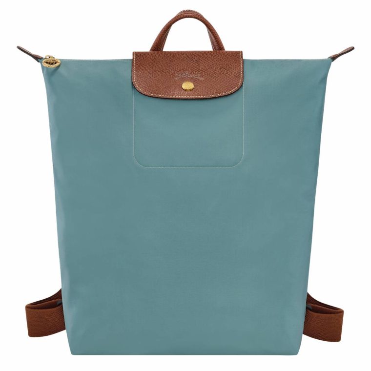 Longchamp Eucalyptus Backpacks Women Le Pliage Original M Backpack Eucalyptus - Canvas