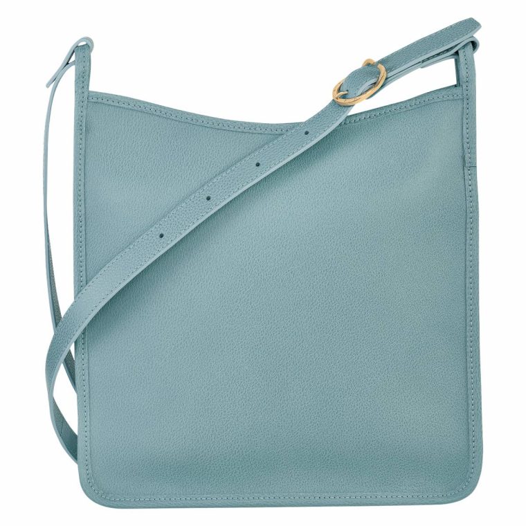 Longchamp Le Foulonné M Crossbody Bag Eucalyptus - Leather Leather Bags Women Eucalyptus - Image 4