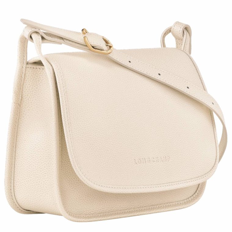 Longchamp Le Foulonné M Crossbody Bag Paper - Leather Leather Bags Women Paper - Image 3
